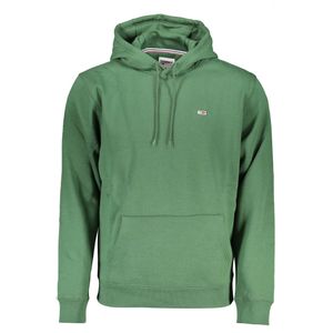 TOMMY HILFIGER MEN'S GREEN ZIPLESS SWEATSHIRT