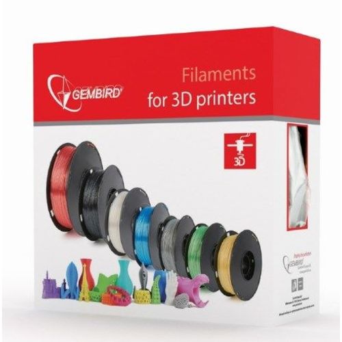 3DP-PLA1.75-01-GR PLA Filament za 3D stampac 1,75mm kotur 1KG GREY - SIVA slika 3