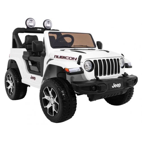 Licencirani auto na akumulator Jeep Wrangler Rubicon 4x4 - bijeli slika 11