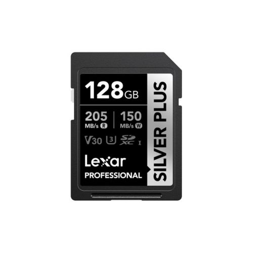 Lexar SD 128GB SDXC Silver Plus UHS-I cards, 205MB/s - 150MB/s C10 V30 U3 slika 2