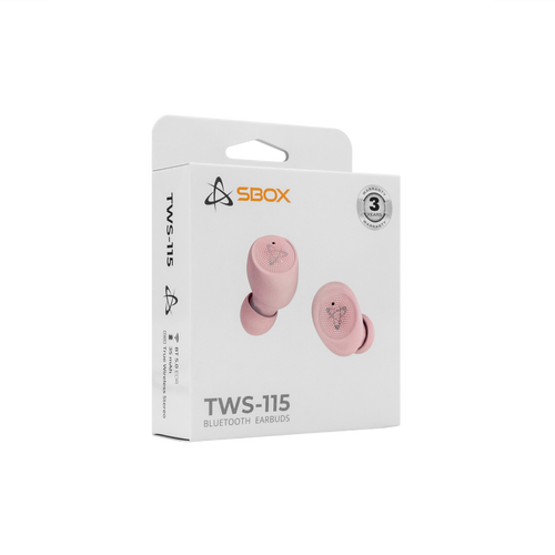 Sbox bluetooth EARBUDS Slušalice + mikrofon SBOX Bluetooth EB-TWS115 Roza slika 5