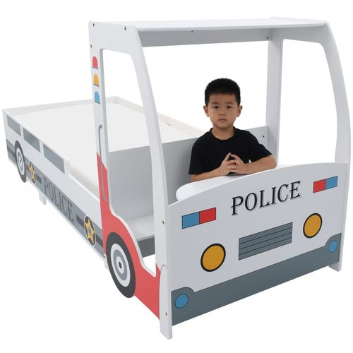 Dječji krevet u obliku policijskog auta sa stolom 90 x 200 cm slika 12
