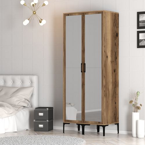 Kumsal RR - Walnut Walnut Wardrobe slika 3