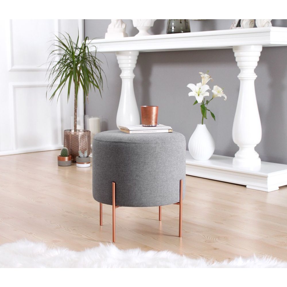 Copper 51 - Sivi Pouf slika 3