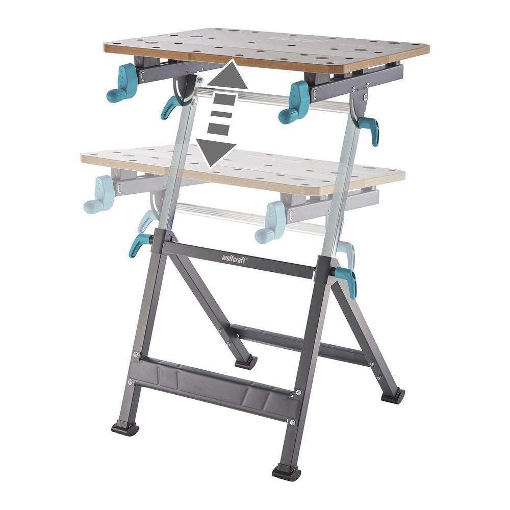 Wolfcraft Stol Radni i Stezni Master 650 Ergo / 650 x 720 x 950 mm - 6870000 slika 12