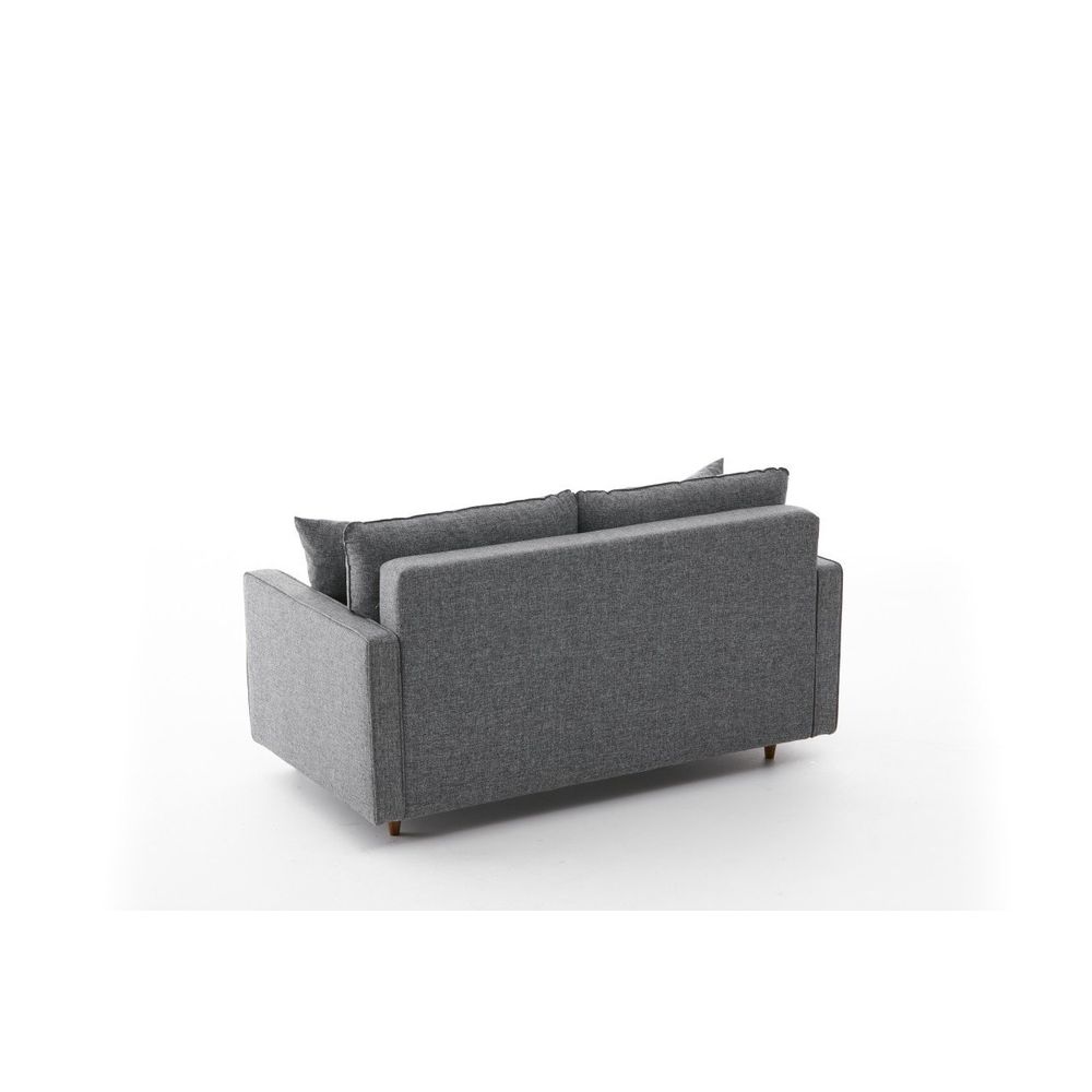 Eva - Siva Dvosjed Sofa slika 7