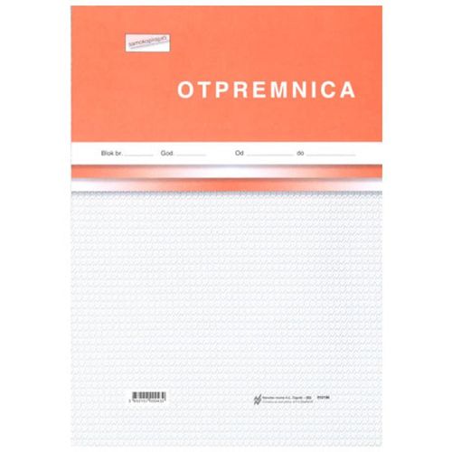 I-22/A-NCR OTPREMNICA; Blok 6 x 40 listova, 21 x 29,7 cm slika 1