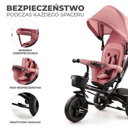 Kinderkraft Tricikl Aveo Rose Pink slika 6