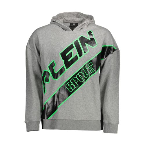 PLEIN SPORT SWEATSHIRT WITHOUT ZIP MAN GRAY slika 1