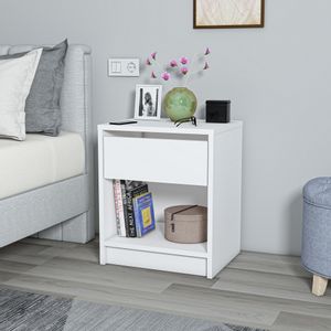 Cedrus - White White Nightstand