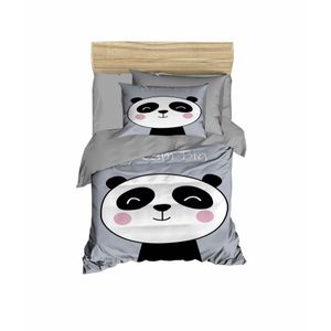Set posteljine za bebe PH1107 u sivo-bijelo-crnoj boji