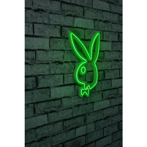 Wallity Ukrasna plastična LED rasvjeta, Playboy - Green slika 11