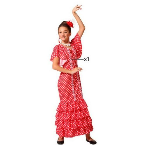 Svečana odjeća za djecu Plesačica flamenka 10-12 Godina slika 4