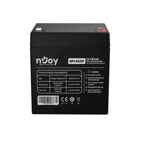 NJOY GP4.5121F baterija za UPS 12V 4.5Ah (BTVACDUEATD1FCW01B) slika 1