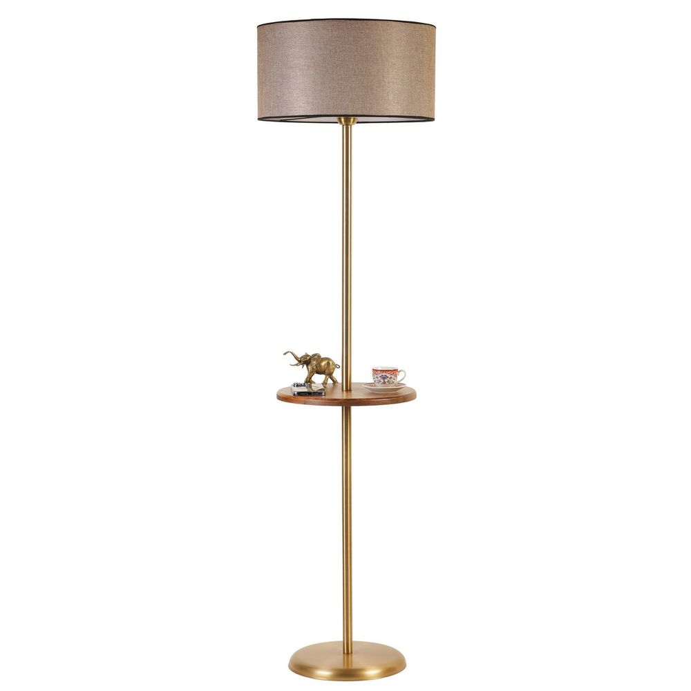 Stojeća lampa Mercan 8738-4 u zlatno-smeđoj boji slika 2