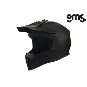 Zatvorena - full face off road kaciga za motor GMS Fortis - Mat crna vel.XL