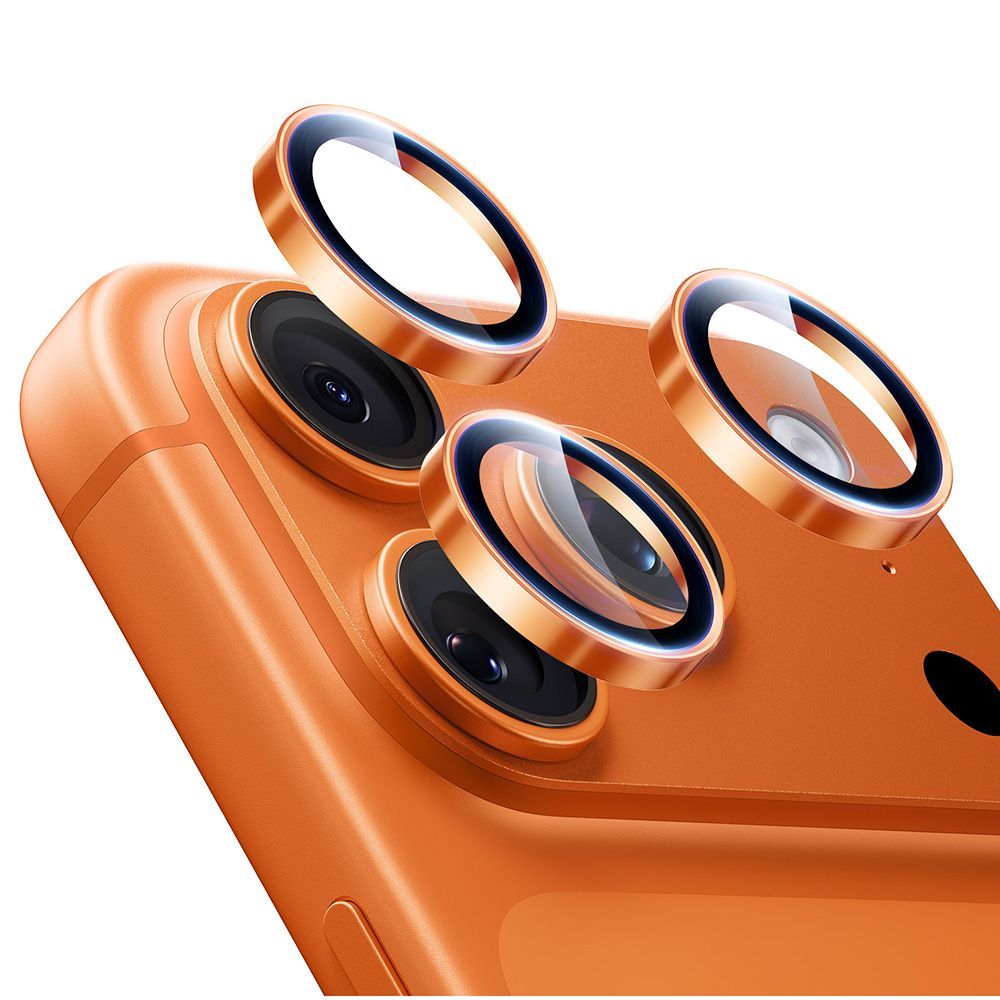 ESR Armorite zaštitno staklo za kameru za iPhone 17 Pro / Max / 15 Pro / Max / 16 Pro / Max - narančasto slika 1