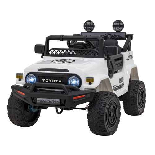 Licencirani auto na akumulator Toyota FJ Cruiser 4x4 - bijeli slika 3