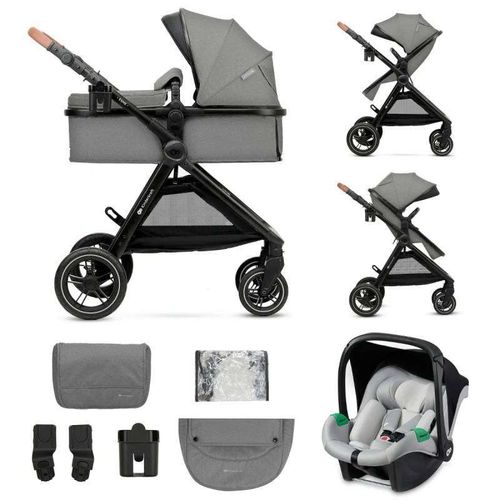 Kinderkraft Esme Kolica Za Bebe 3u1 Moonlight Grey slika 2