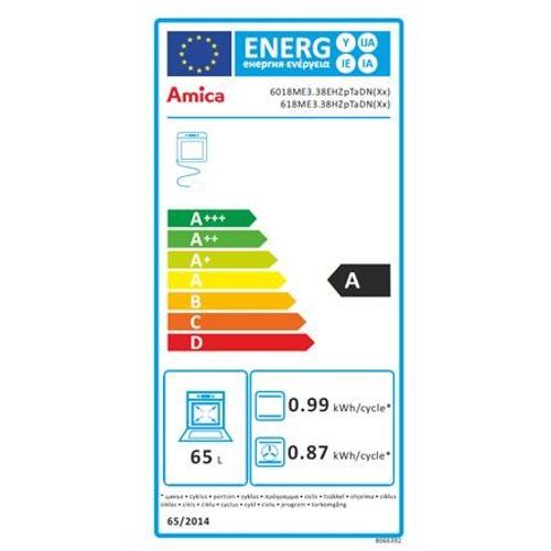 Amica kombinirani štednjak618ME3.38HZpTaDN(Xx) inox (55821) slika 7