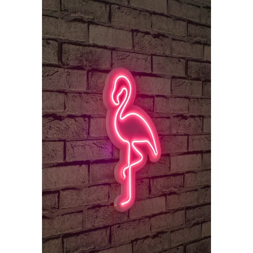 Wallity Zidna dekoracije svijetleća FLAMINGO, Flamingo - Pink slika 13