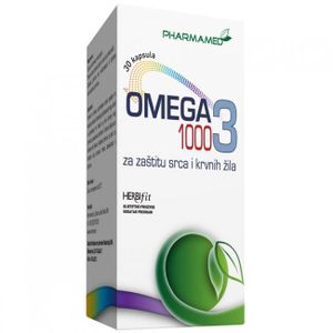OMEGA 3 30X1000MG PHARMAMED - Dodatak Prehrani za Zdravlje Srca