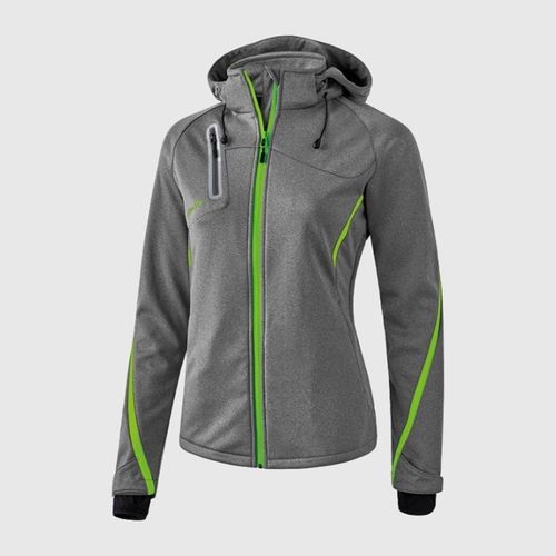 Ženska Jakna Erima Softshell Function Grey Marl/Green Gecko slika 1