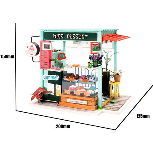 Ice Cream Station miniature house 3D puzzle slika 7