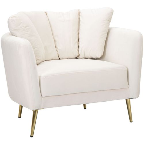 Mauro Ferretti Naslonjač ARMCHAIR KIEV CREAM cm 88X77X74 slika 1