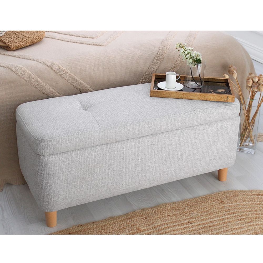 Rocio - Svijetlo Sivi Pouf slika 2