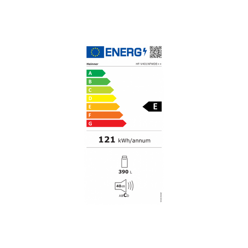 Heinner hladnjak HF-V401NFWDE++ slika 3