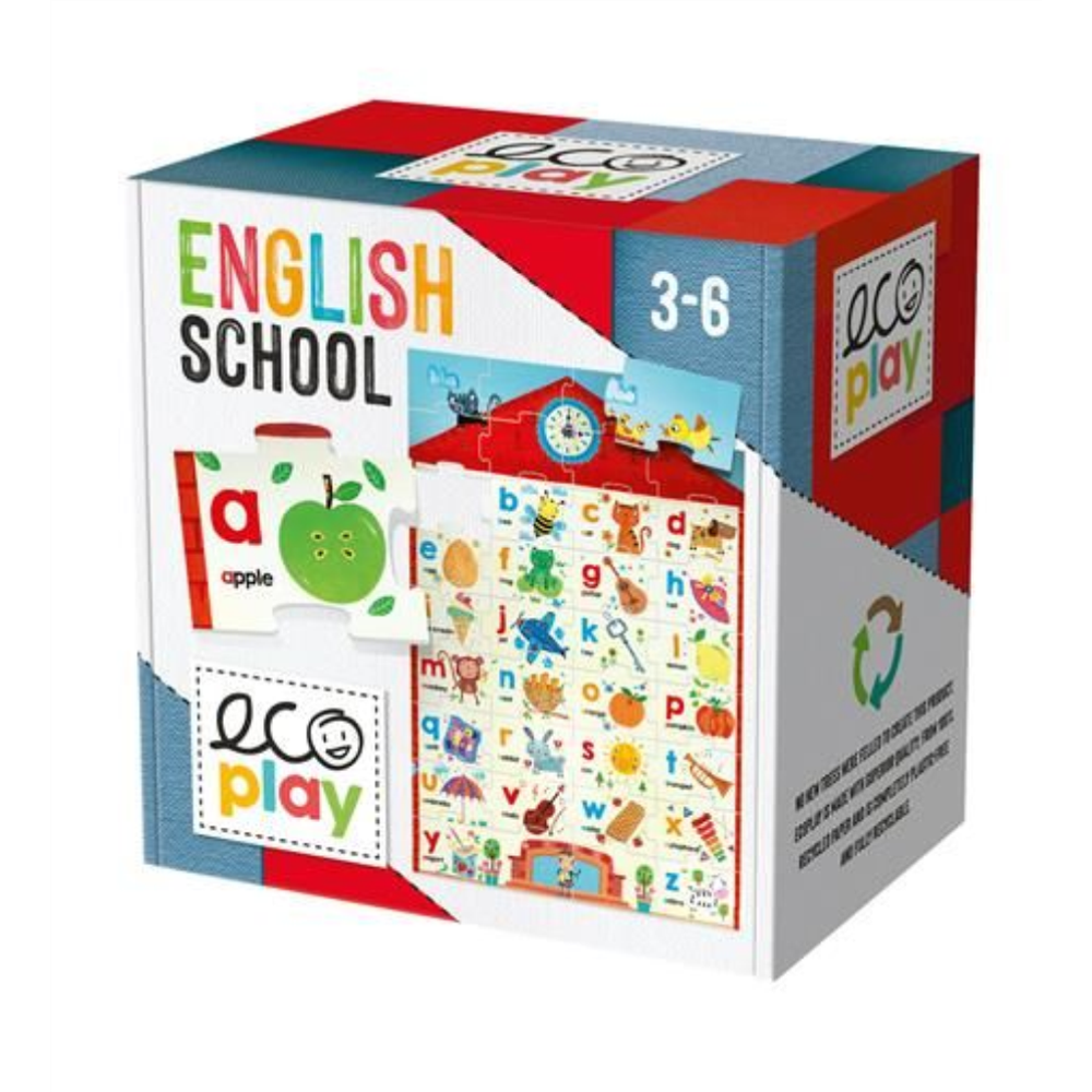 Headu Edukativne puzle English School 28528 - Puzle abeceda engleskog jezika slika 1