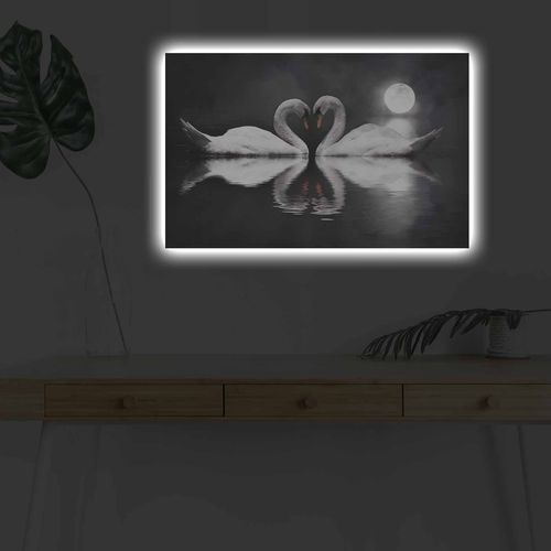 Wallity Slika dekorativna platno sa LED rasvjetom, 4570DHDACT-154 slika 1