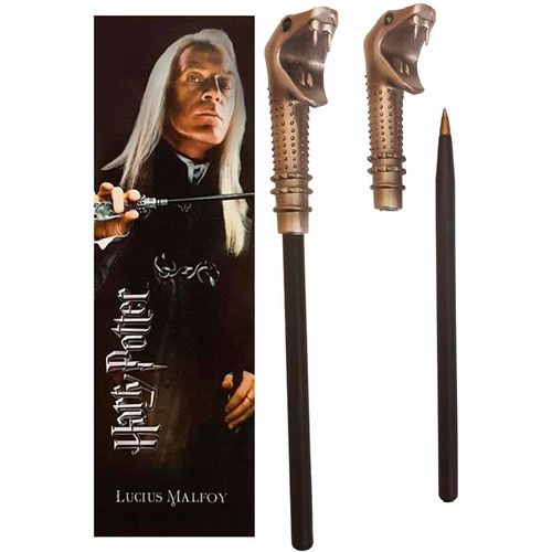 Harry Potter Lucius Malfoy Čarobni Štapić Olovka + 3D Bookmark slika 1