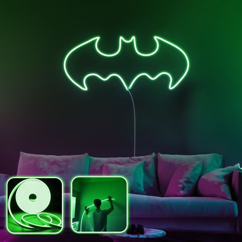 Opviq Dekorativna zidna led rasvjeta Batman Night - Large - Green slika 1