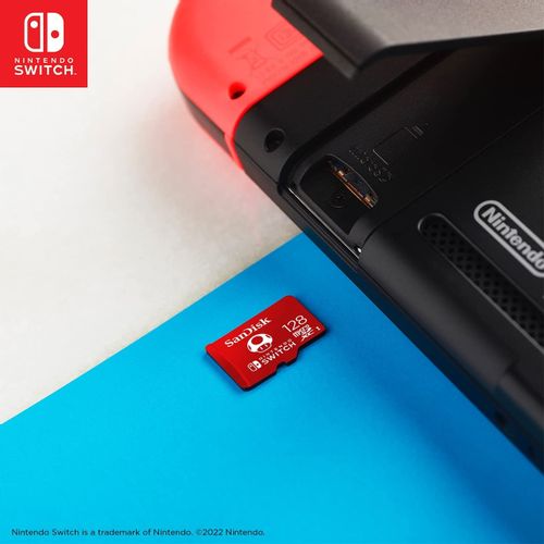 SanDisk microSDXC kartica za Nintendo Switch, 128GB, do 100MB/s čitanje, 60MB/s pisanje, U3, C10, A1, UHS-1 slika 4