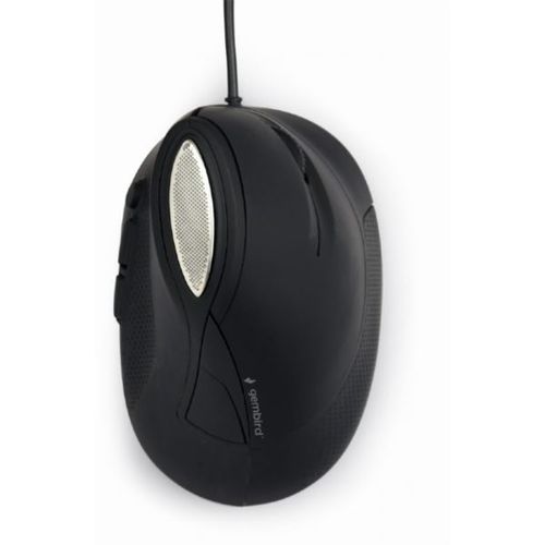 Gembird Ergonomic 6-button optical mouse, spacegrey slika 1