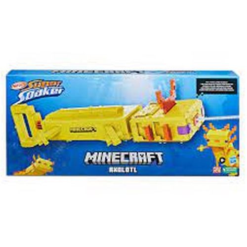 Nerf Super Soaker Minecraft Axolotl slika 1