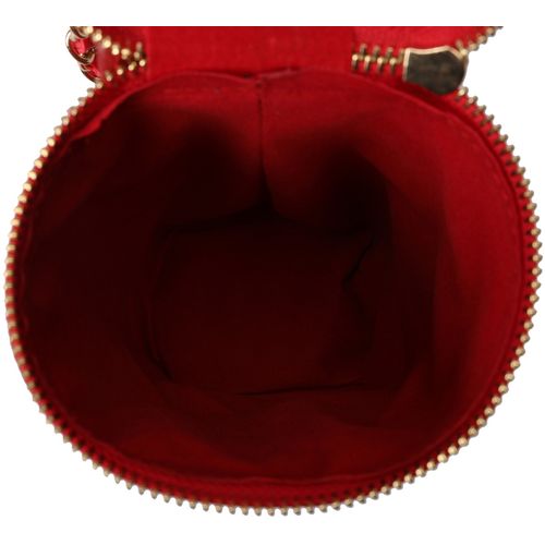 Lucky Bees ženska torbica ROUND crvena, 310 - Red slika 8