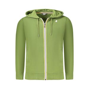 K-WAY ZIP-UP SWEATSHIRT MEN GREEN