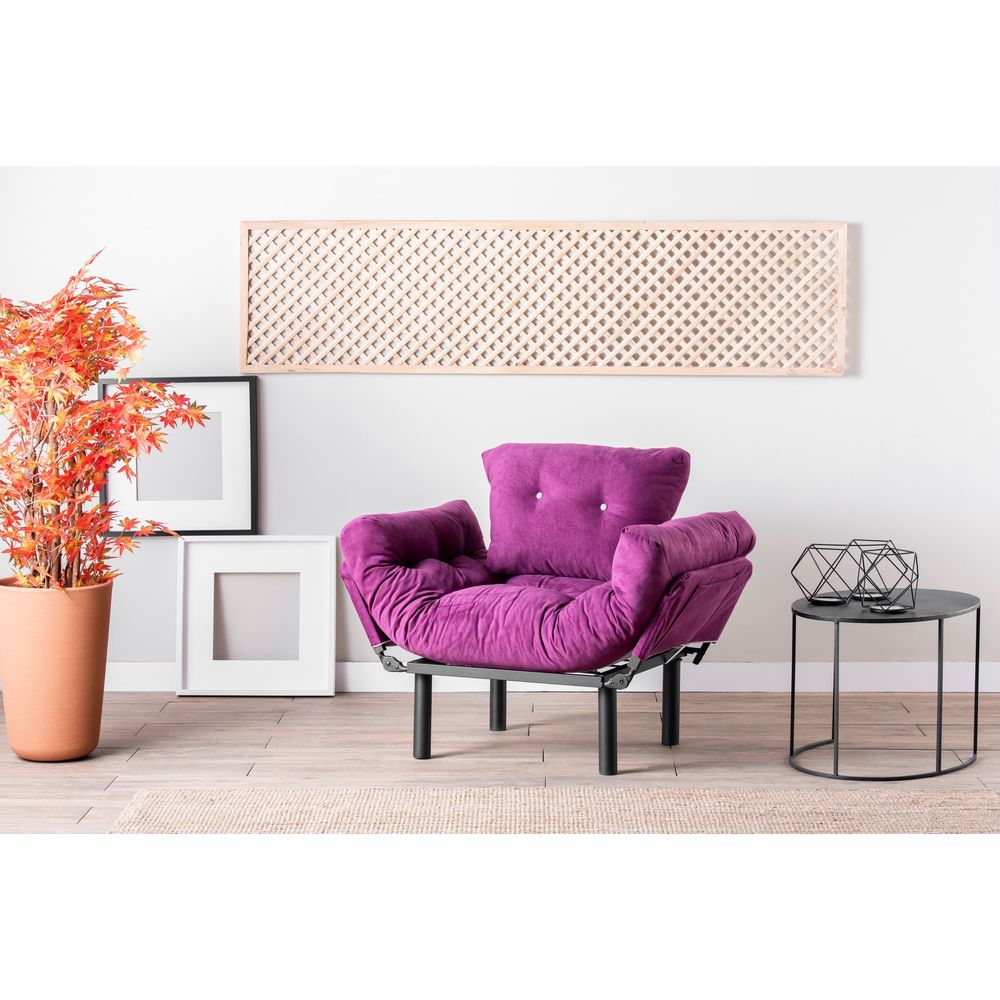 Nitta Single - Ljubičasti Wing Chair slika 1