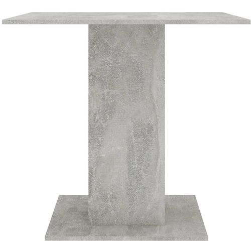 Blagovaonski stol siva boja betona 80 x 80 x 75 cm od iverice slika 28