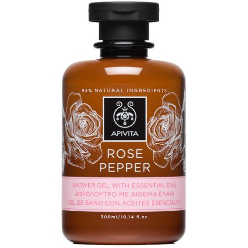 APIVITA Rose&pepper gel za tuširanje s esencijalnim uljima 300 ml slika 1