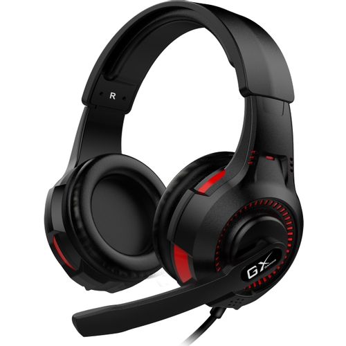 GENIUS HS-G600V crne slušalice sa mikrofonom i vibracijom slika 3