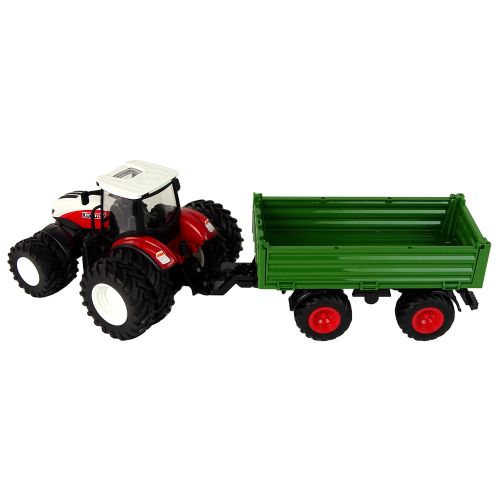 RC traktor s prikolicom 1:24 crveno-zeleni slika 4