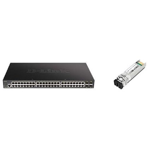 D-Link DGS-1250-52X web upravljivi Switch + SFP+ modul 10G slika 1