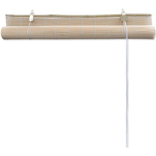 Rolo zavjesa od bambusa prirodna boja 120 x 160 cm slika 15