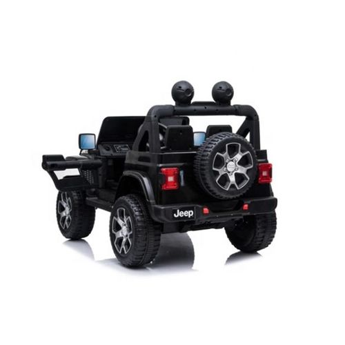 Licencirani auto na akumulator Jeep Rubicon 4x4 - crni slika 3