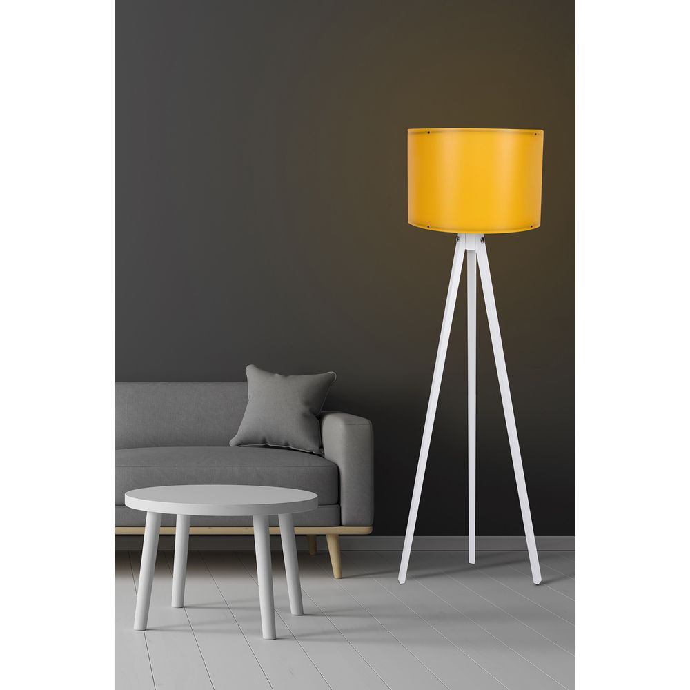 Stojeća lampa '107 Yellow White' u žuto-bijeloj boji slika 1