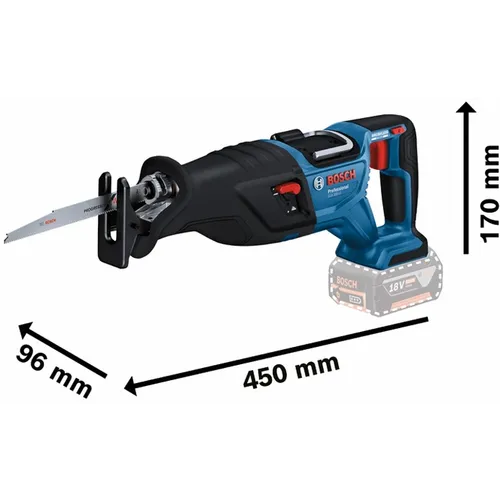 BOSCH Akumulatorska sabljasta testera GSA 185 Li Solo slika 2